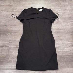 Calvin Klein Dress Womens Size 8 Black Bodycon Sleeveless Cocktail Event Evening